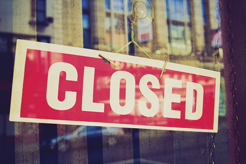 Closed sign-600